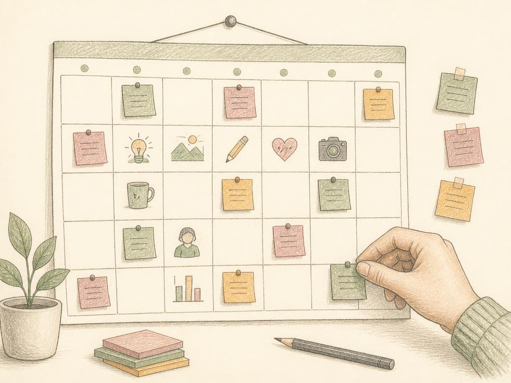 Illustration for Plan a month of content